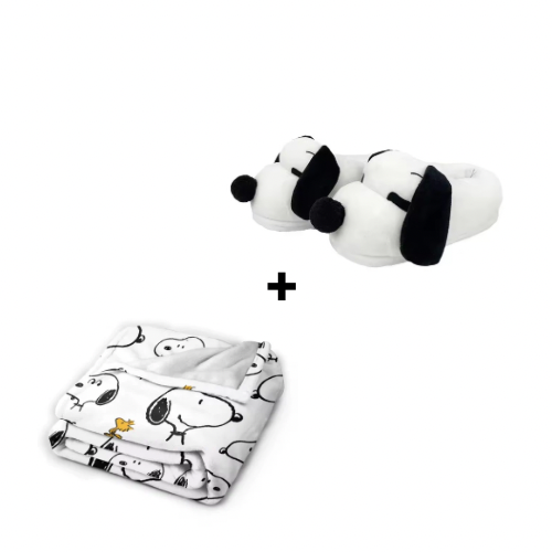 Snoozycozy™ FREE Small Thrown Blanket + Cozy slippers
